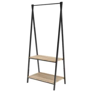 Obrazek Wieszak z półkami 9328 naturalny/czarny