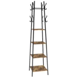 Obrazek Wieszak z półkami 9331 naturalny/czarny