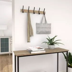 Obrazek Wieszak ścienny 9332 naturalny/czarny