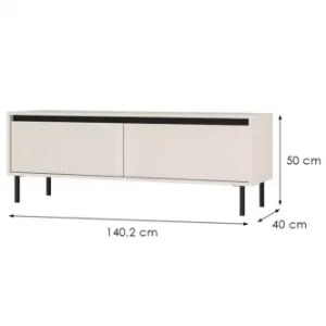 Obrazek Szafka RTV Osaka 302 2S beż piaskowy