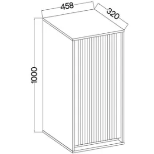 Obrazek Szafka Wisząca Osaka 501 1F beż piaskowy