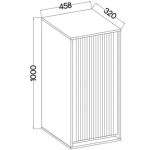 Obrazek Szafka Wisząca Osaka 501 1F dąb evoke