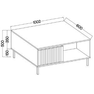 Obrazek Stolik Kawowy Osaka 201 2S dąb evoke