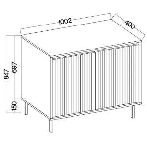 Obrazek Komoda Osaka 812 2F dąb evoke