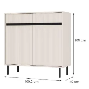 Obrazek Komoda Osaka 822 2F 2S beż piaskowy