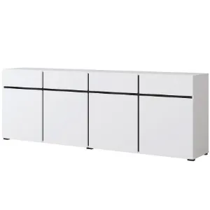 Obrazek Komoda Cross4d4s Biały/Czarny