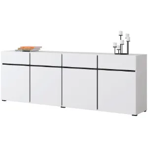 Obrazek Komoda Cross4d4s Biały/Czarny