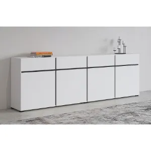 Obrazek Komoda Cross4d4s Biały/Czarny