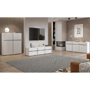 Obrazek Komoda Cross4d4s Biały/Czarny