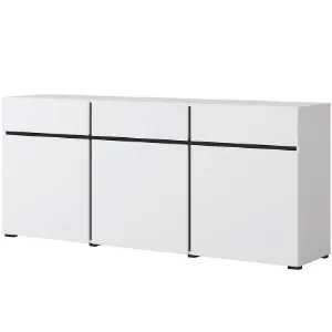 Obrazek Komoda Cross3d3s Biały/Czarny