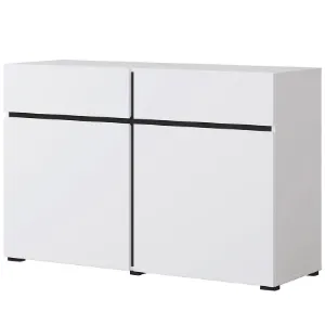 Obrazek Komoda Cross2d2s Biały/Czarny