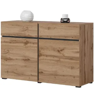 Obrazek Komoda Cross2d2s Dąb Wotan/Czarny