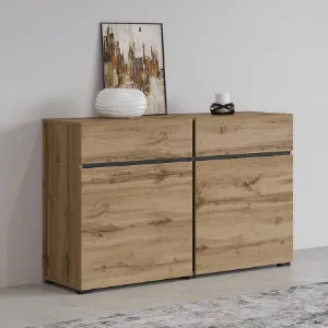 Obrazek Komoda Cross2d2s Dąb Wotan/Czarny