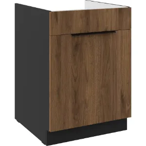 Obrazek Szafka kuchenna Monza orzech okapi 60ZL 1S BB