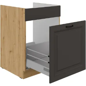 Obrazek Szafka kuchenna Stilo grafit mat/artisan 60ZL 1S BB
