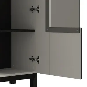 Obrazek Witryna Sarthe 2k biały/czarny 11013674