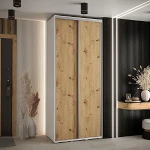 Obrazek Szafa 45 Canaris 1 100 biały/artisan/silver