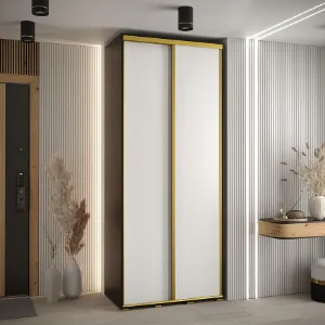 Obrazek Szafa 45 Canaris 1 110 czarny/biały/gold