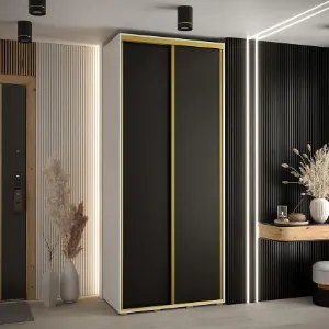 Obrazek Szafa 45 Canaris 1 100 biały/czarny/gold