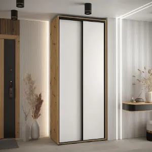 Obrazek Szafa 45 Canaris 1 110 artisan/biały/czarny