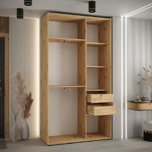 Obrazek Szafa 45 Canaris 1 140 artisan/czarny/czarny