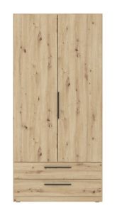 Obrazek Szafa dwudrzwiowa z szufladami Kadi 2 CDXS87 dąb artisan
