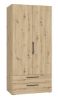 Obrazek Szafa dwudrzwiowa z szufladami Kadi 2 CDXS87 dąb artisan