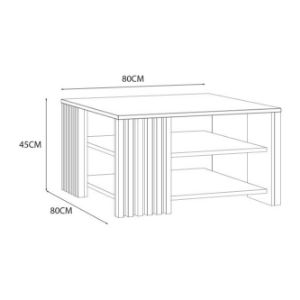 Obrazek Stolik Fitto dąb artisan/biały