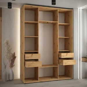 Obrazek Szafa 45 Canaris 1 170 artisan/biały/czarny