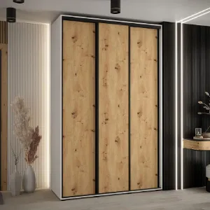 Obrazek Szafa 45 Canaris 1 170 biały/artisan/czarny