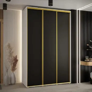 Obrazek Szafa 45 Canaris 1 170 biały/czarny/gold