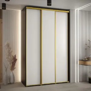 Obrazek Szafa 45 Canaris 1 170 czarny/biały/gold