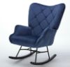 Obrazek Fotel bujany Evia granatowy