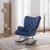 Obrazek Fotel bujany Evia granatowy