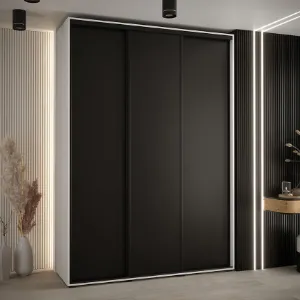 Obrazek Szafa 45 Canaris 1 200 biały/czarny/czarny