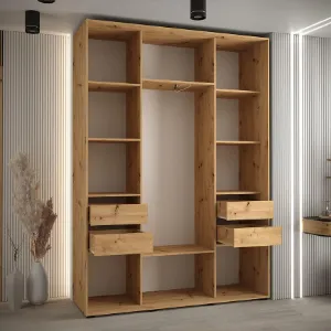 Obrazek Szafa 45 Canaris 1 200 biały/czarny/gold