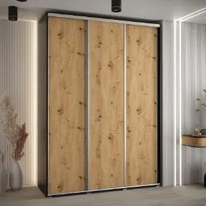 Obrazek Szafa 45 Canaris 1 200 czarny/artisan/silver