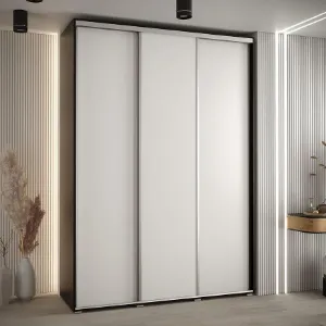 Obrazek Szafa 45 Canaris 1 200 czarny/biały/silver