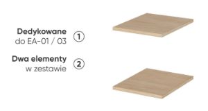 Obrazek Półki Easy EA-05 dąb scandi