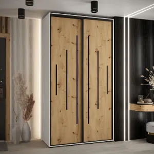 Obrazek Szafa 45 Canaris 12 140 biały/artisan/czarny