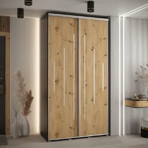 Obrazek Szafa 45 Canaris 12 140 czarny/artisan/silver