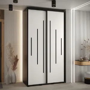 Obrazek Szafa 45 Canaris 12 140 czarny/biały/czarny