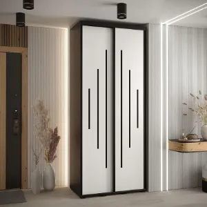 Obrazek Szafa 45 Canaris 12 120 czarny/biały/czarny