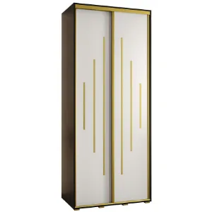 Obrazek Szafa 45 Canaris 12 120 czarny/biały/gold