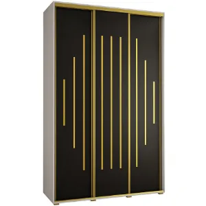 Obrazek Szafa 45 Canaris 12 160 biały/czarny/gold