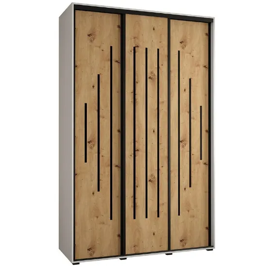 Obrazek Szafa 45 Canaris 12 150 biały/artisan/czarny