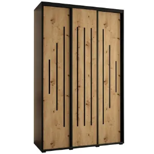 Obrazek Szafa 45 Canaris 12 150 czarny/artisan/czarny