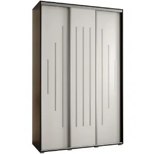 Obrazek Szafa 45 Canaris 12 150 czarny/biały/silver