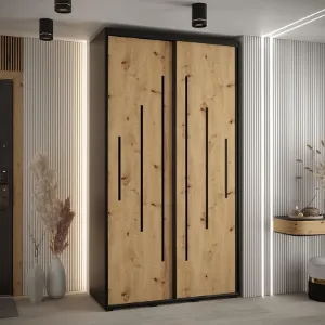 Obrazek Szafa 45 Canaris 12 130 czarny/artisan/czarny