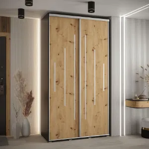 Obrazek Szafa 45 Canaris 12 130 czarny/artisan/silver